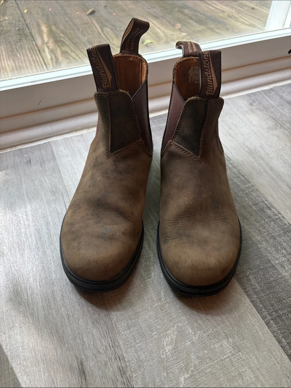 Blundstone Men’s Chelsea Chukka Boots - Brown Upper with Black Sole